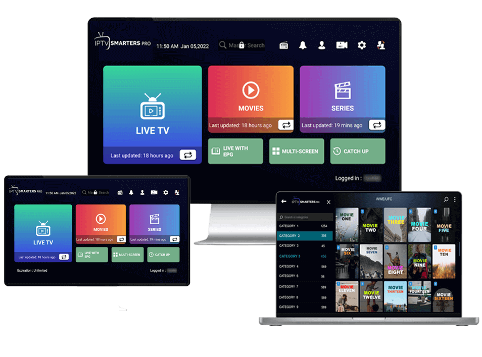 IPTV Smarters Pro subscription banner showcasing flexible 1-month, 3-month, and 6-month IPTV plans with instant access to over 17,000 live TV channels and 40,000+ VOD movies and series in HD and 4K. Compatible with Firestick, Android, iOS, Smart TVs, and more—no VPN required. Best IPTV service USA for sports, news, and international channels with fast activation and 24/7 support.

